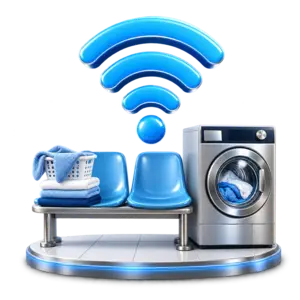 บริการ Free Wi-Fi ภายในร้านสะดวกซัก SAKSABAI